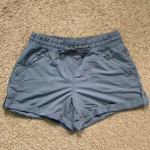 Gray Athleisure Shorts